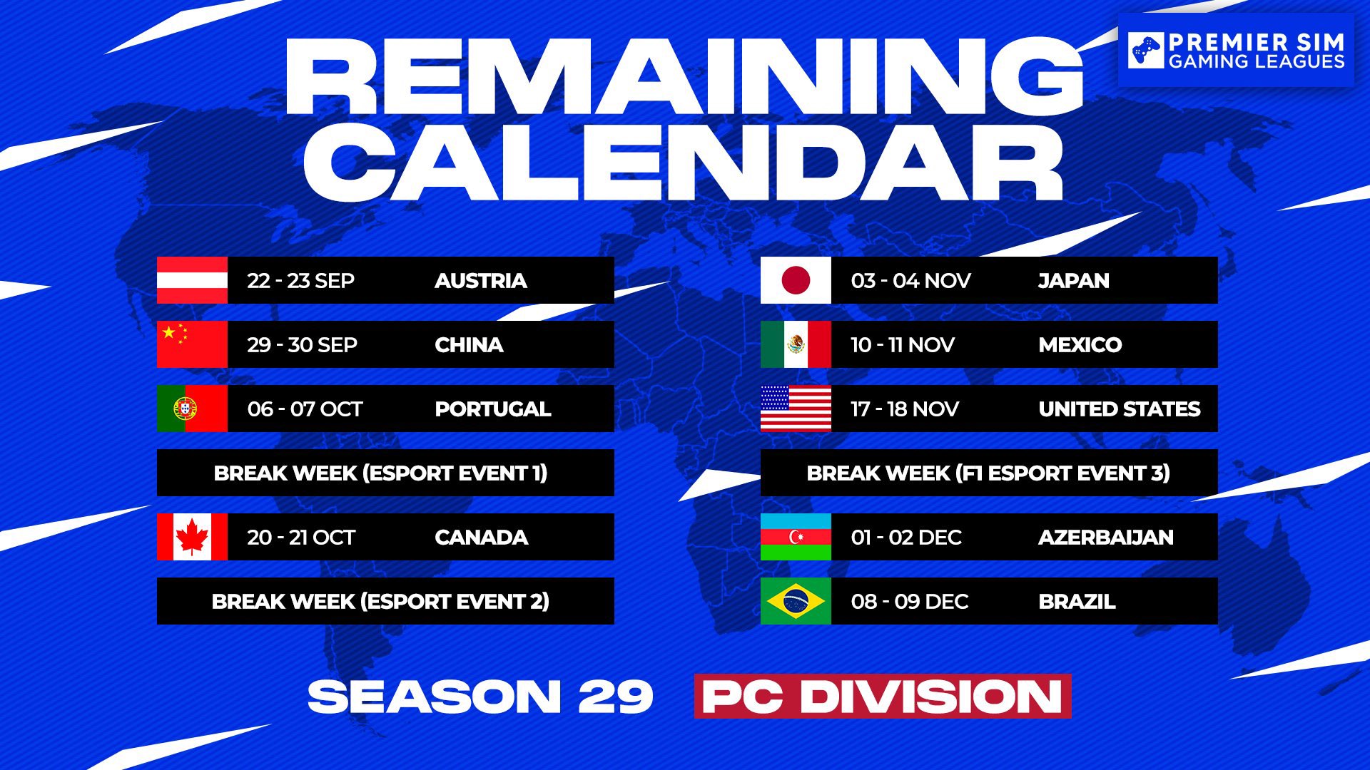 F1 Kalender